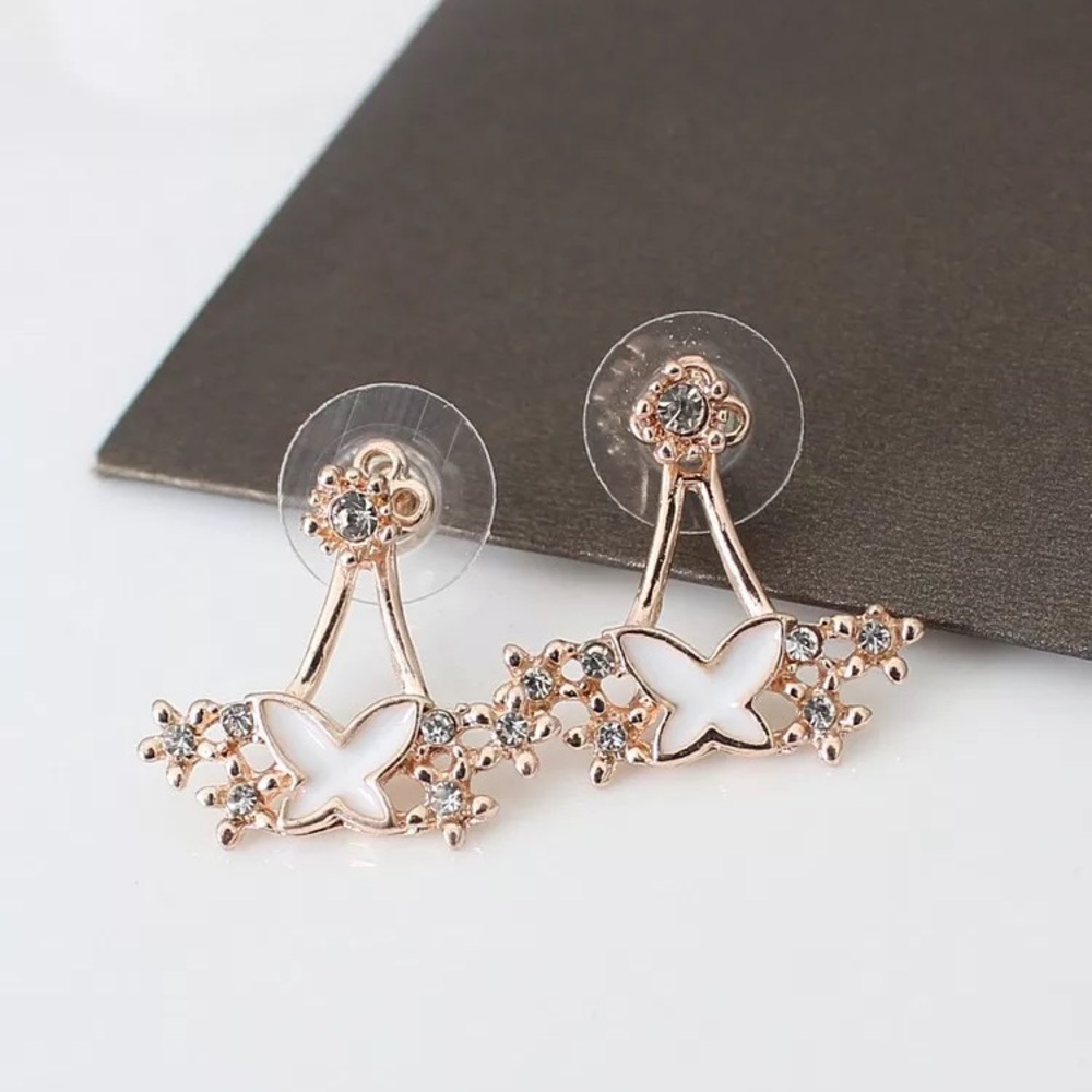 🆕 4/$20 Butterfly Earring Jackets - Picture 2 of 3